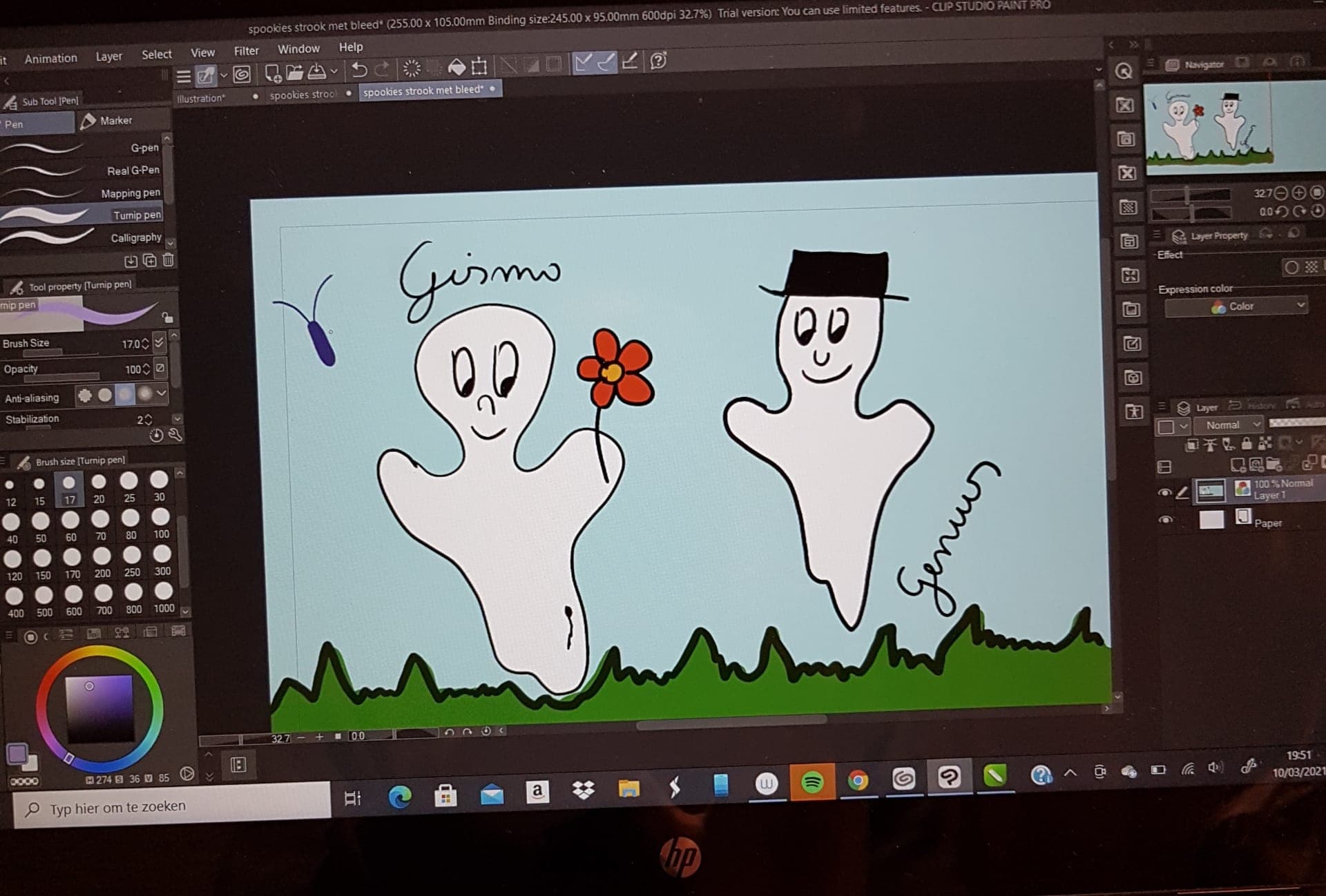 Spookies boekjes met tekeningen en ideeën